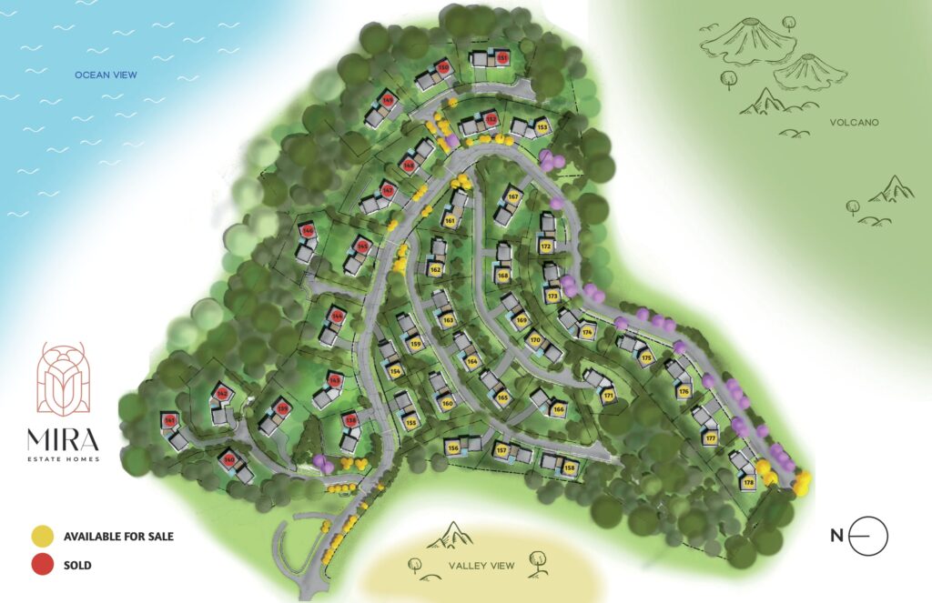 Plan maestro de Mira Estate Lots, Costa Rica