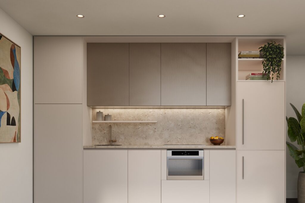 Cocina de la vivienda tipo